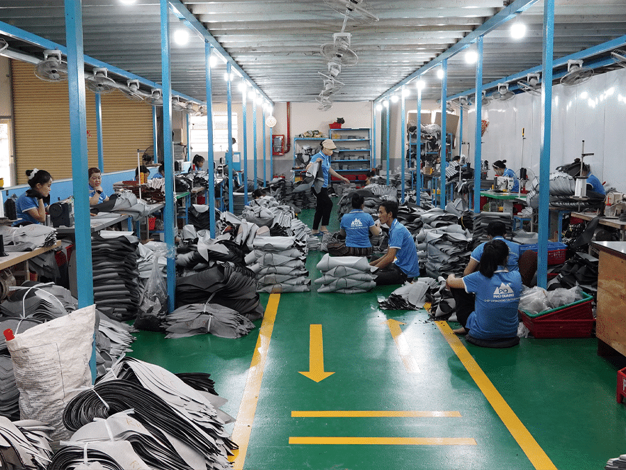 Khu vực sản xuất Công Ty Cổ Phần Phụ Tùng Xe Máy Phú Quang