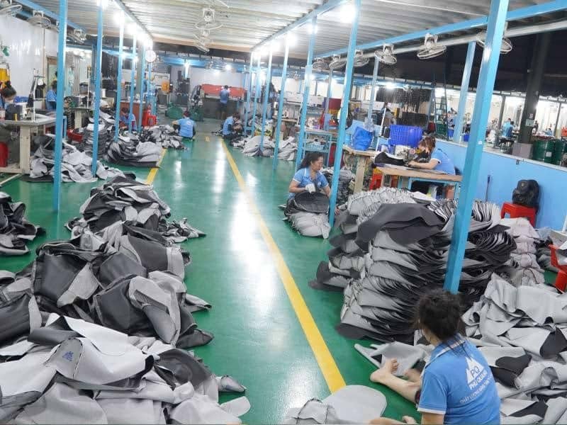 Năng suất may 10.000 sản phẩm/ngày