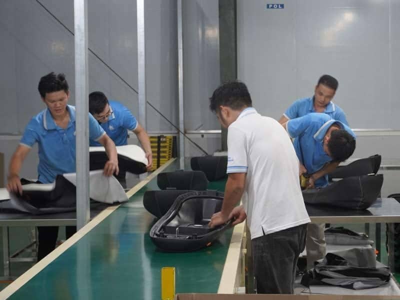 Sản xuất đầy đủ da yên, mút đệm, yên thành phẩm