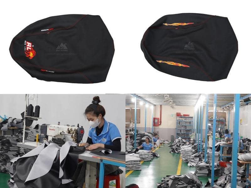 Công ty Phú Quang đáp ứng yêu cầu may da yên xe máy từ đơn giản cho đến phức tạp